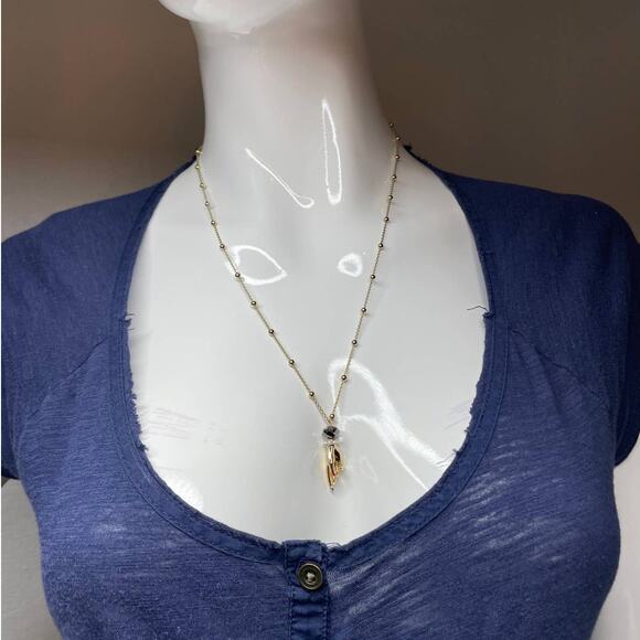 SWAROVSKI TAROT MAGIC HAND PENDANT MULTI-COLORED GOLD TONE NECKLACE - Picture 7 of 8